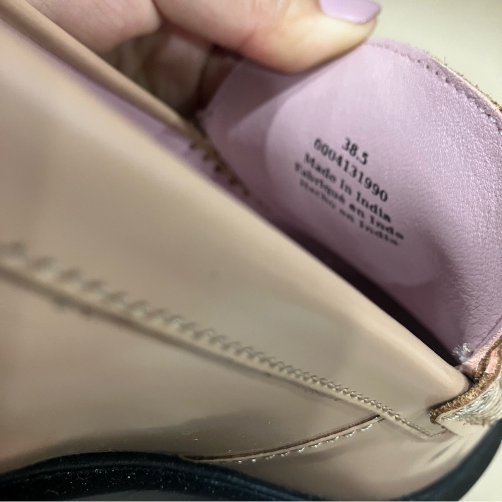 FREE PEOPLE Collection Liv Lug Loafers Cantaloupe size 38.5 NWOB - Picture 12 of 12